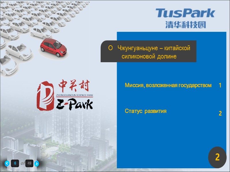 О   Чжунгуаньцуне – китайской силиконовой долине  Статус  развития  2